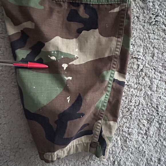 US Army BDU Size M Regular Hot Weather Woodland Camouflage Trouser Combat - Picture 4 of 16